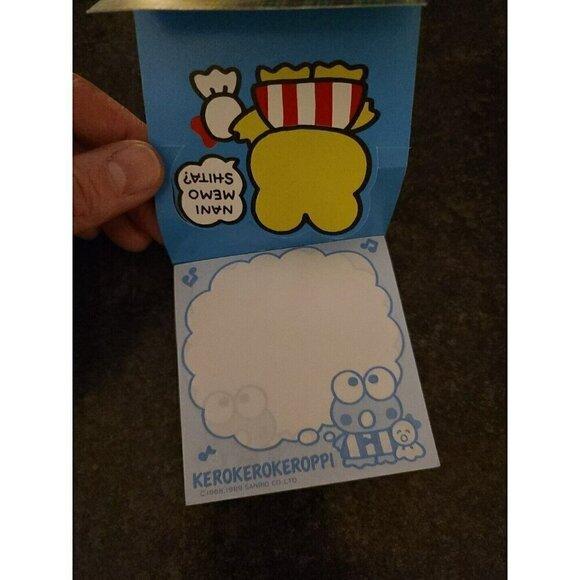 VTG Retro Sanrio Kerokerokeroppi Kero Kero Keroppi 1989 Notepad + Member Card - Picture 6 of 7
